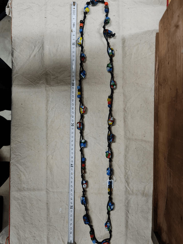 Sautoir perles en verre 