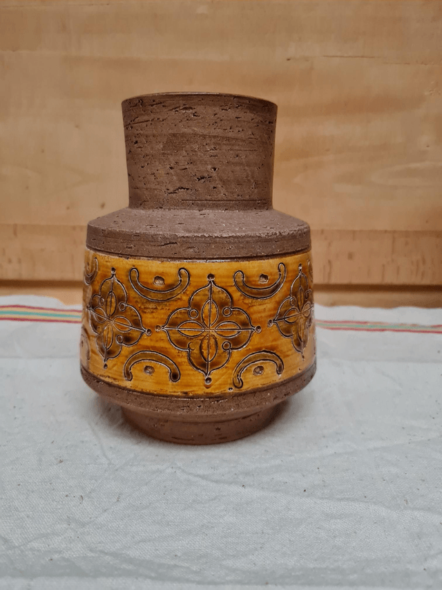 Vase vintage de style Bitossi  (H 18cm)