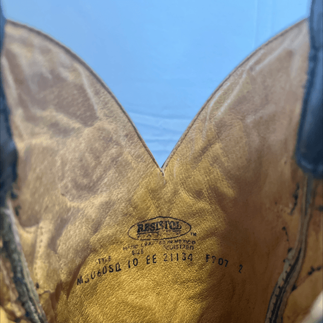 Bottes western cuir mexico