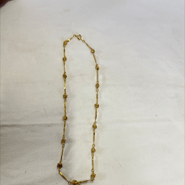 collier doré
