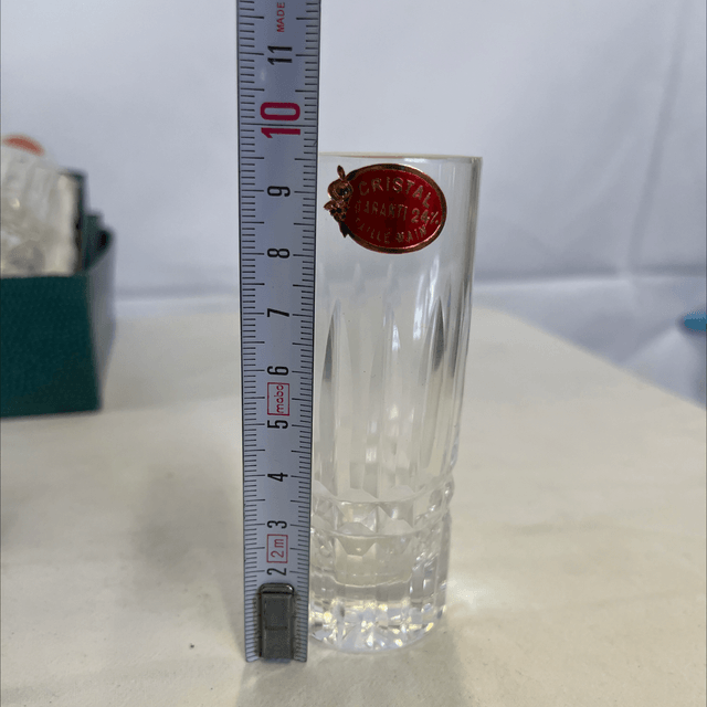 Verres digestifs cristal taillé main