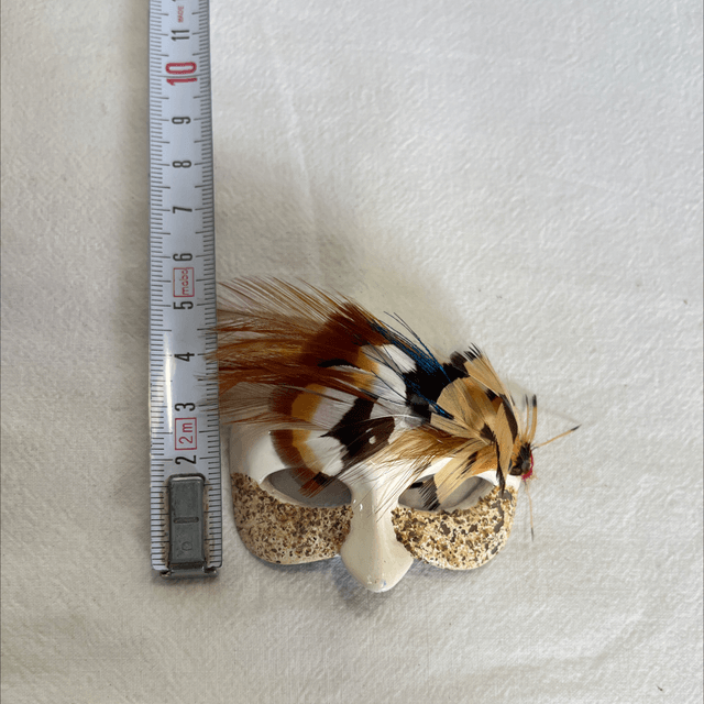 Broche Masque porcelaine 