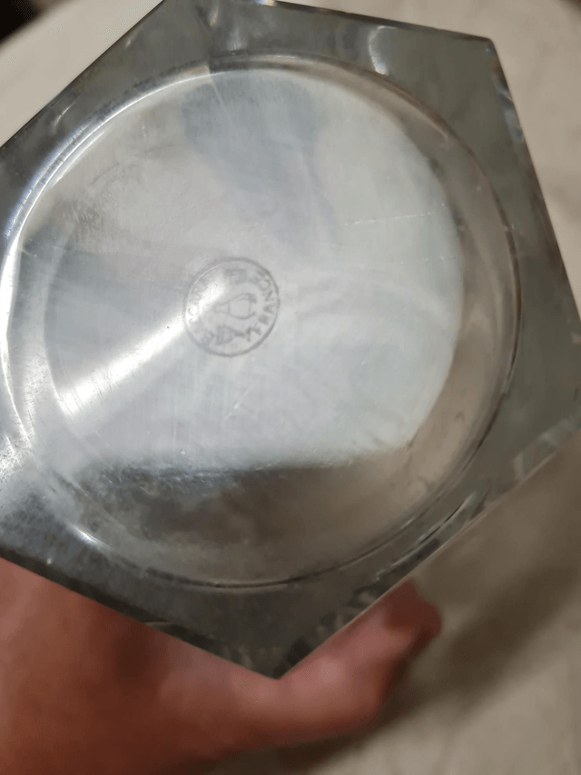 Vase vintage Baccarat H 17.5 l 10.5cm 