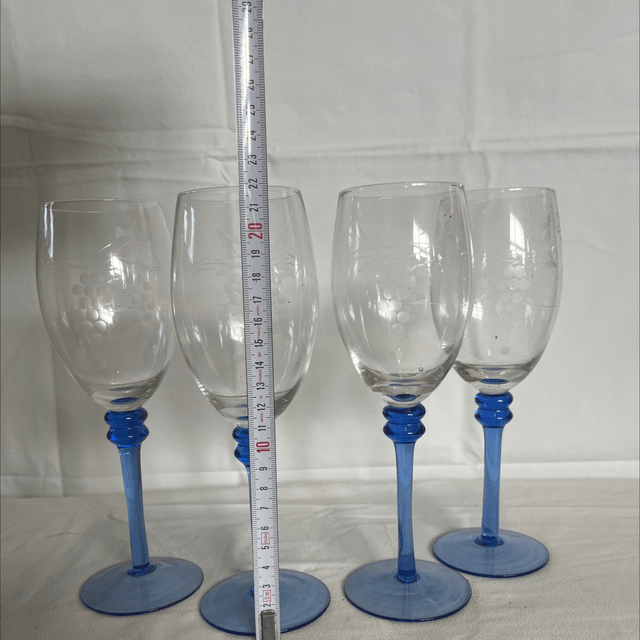 verre soufflé ciselé 