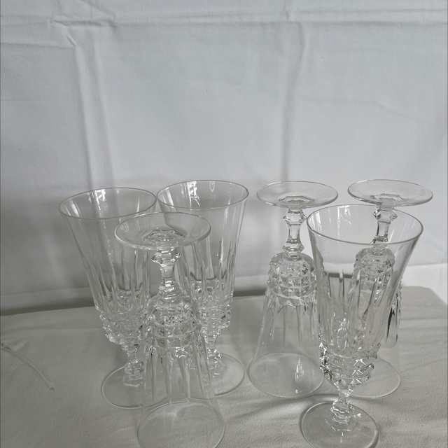 flûtes à champagne crystal d’Arques