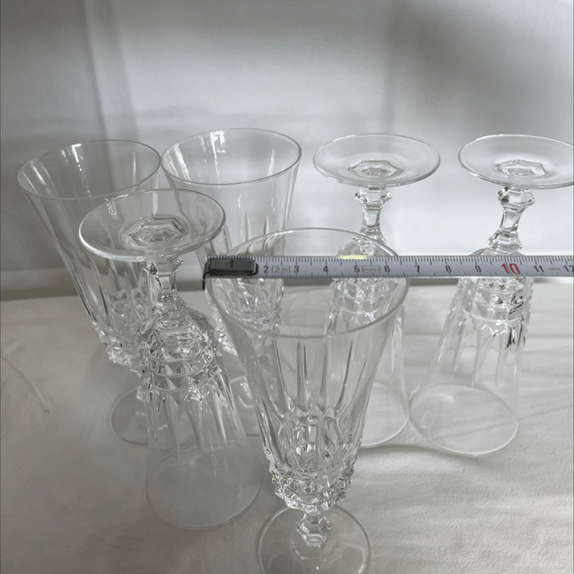 flûtes à champagne crystal d’Arques