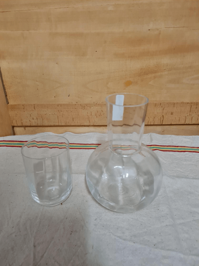 Pichet + verre de nuit