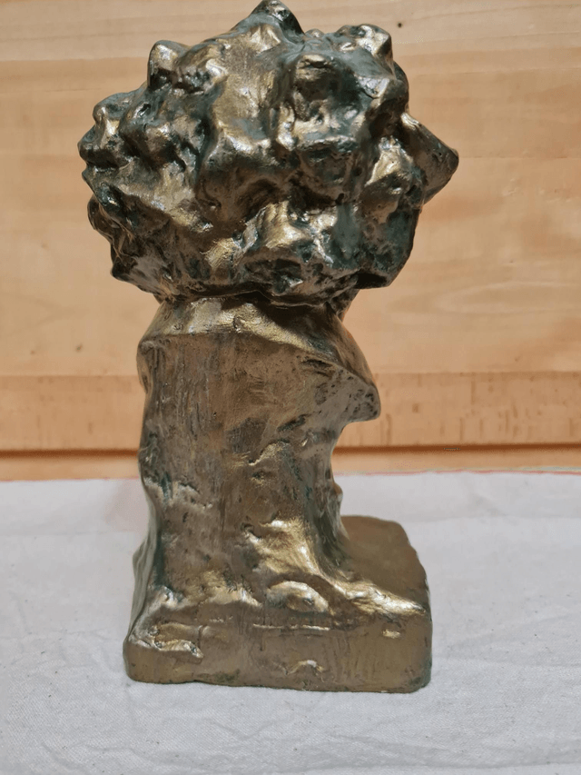 Buste plâtre Beethoven  vintage H25cm