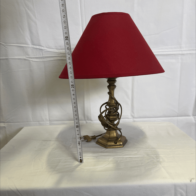 Lampe pied laiton