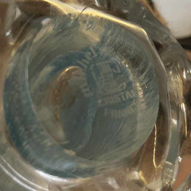 Vase en crystal de l cristallerie de lille de ré signé STEINER