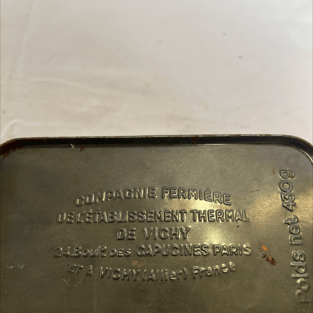 Ancienne boîte pastille vichy