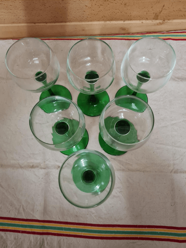 6 verres gewurztraminer
