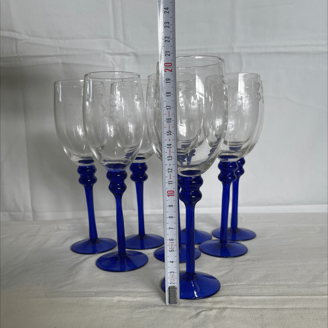 Verre soufflé ciselé 