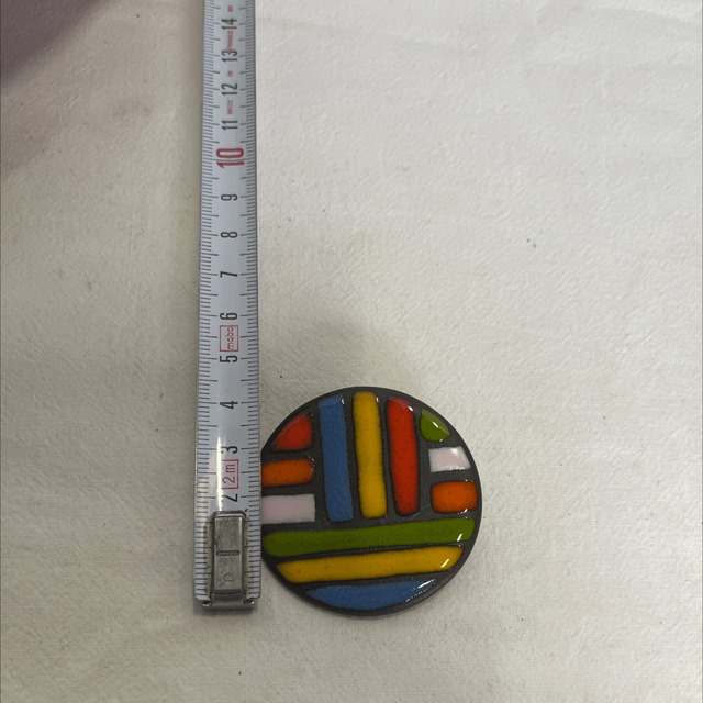 Broche verre 