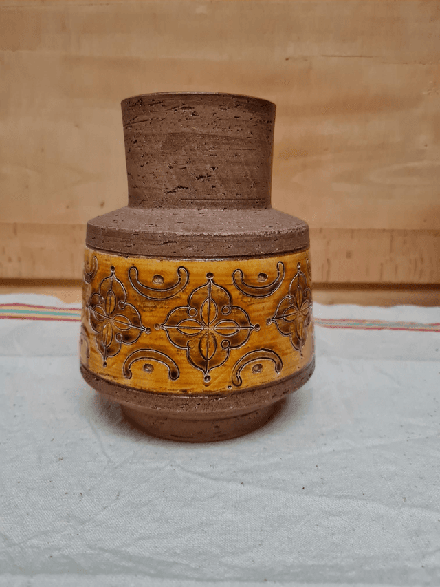 Vase vintage de style Bitossi  (H 18cm)