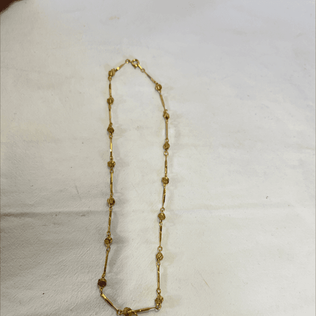 collier doré