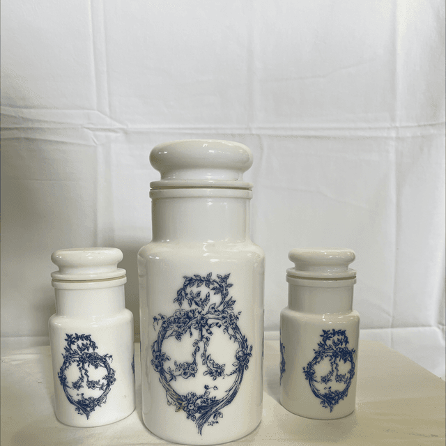Pot apothicaire opaline italienne