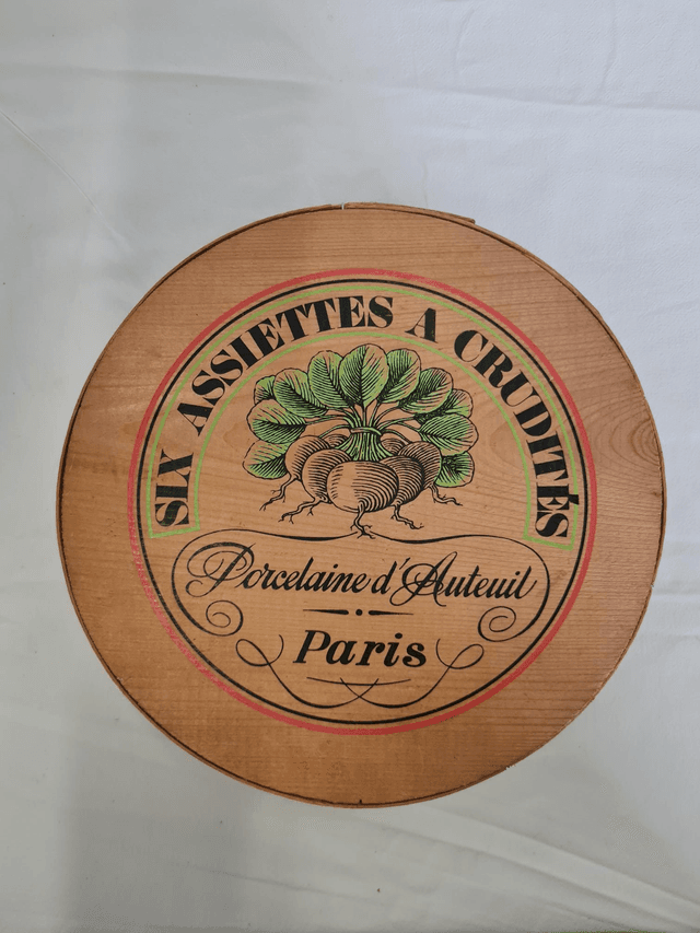 Service crudités ancien Paris Auteuil